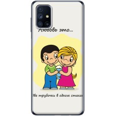 Чохол для Samsung Galaxy M 51 для закоханих 25