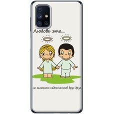 Чохол для Samsung Galaxy M 51 для закоханих 28