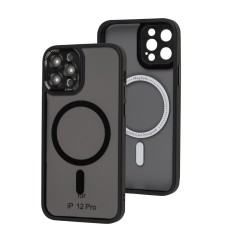 Чохол для iPhone 12 Pro MagSafe Acrylic Matte black