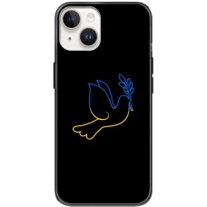 Чохол для iPhone 15 MixCase патріотичні синє-жовтий голуб