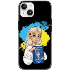 Чохол для iPhone 15 MixCase патріотичні паспорт українки