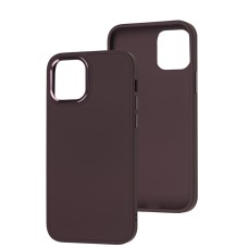 Чохол для iPhone 12 / 12 Pro Bonbon Metal style plum