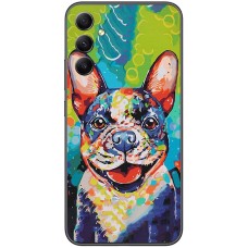 Чохол для Samsung Galaxy A15 MixCase весна пес в пламах