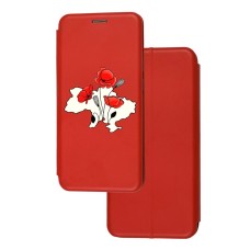 Чохол-книжка Samsung Galaxy S8 (G950) з малюнком Україна з квіткою маку