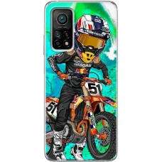 Чохол для Xiaomi Mi 10T / Mi 10T Pro MixCase асорті мультяшний мотогонщик