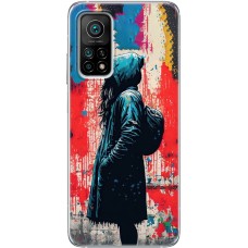 Чохол для Xiaomi Mi 10T / Mi 10T Pro MixCase асорті дівчина в плащі