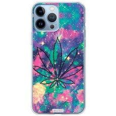 Чохол для iPhone 13 Pro MixCase трава лист на кольоровому