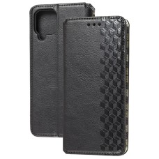 Чохол книжка для Samsung Galaxy A12 (A125) Getman Cubic чорний