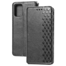 Чохол книжка для Samsung Galaxy A02s (A025) Getman Cubic сірий