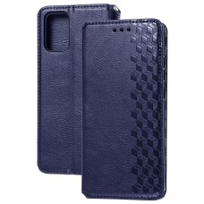 Чохол книжка для Samsung Galaxy A02s (A025) Getman Cubic синій