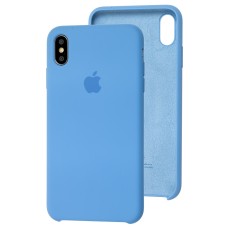 Чохол Silicone для iPhone Xs Max Premium case cornflower