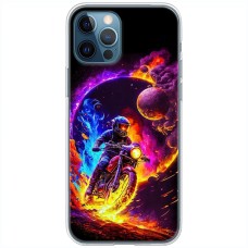 Чохол для iPhone 15 Pro Max MixCase машини неон мото у космосі