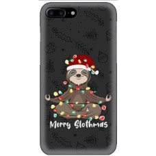 Чохол для iPhone 7 Plus / 8 Plus MixCase Новий рік Merry Slothmas