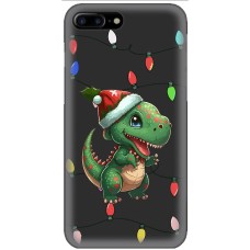 Чохол для iPhone 7 Plus / 8 Plus MixCase Новий рік новорічний динозаврик