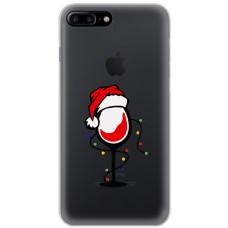 Чохол для iPhone 7 Plus / 8 Plus MixCase Новий рік келих вина