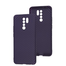 Чохол для Xiaomi Redmi 9 Carbon New purple
