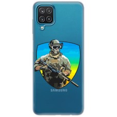 Чохол для Samsung Galaxy A12 / M12 MixCase патріотичні шеврон