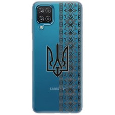 Чохол для Samsung Galaxy A12 / M12 MixCase патріотичні орнамент тризуба і вишиванки