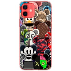 Чохол для iPhone 12 mini MixCase робот асорті