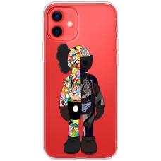Чохол для iPhone 12 mini MixCase робот половинки