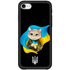 Чохол для iPhone 7 / 8 MixCase патріотичні котик зелені очі