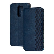 Чохол книжка для Xiaomi Redmi 9 Getman Cubic синій