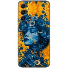 Чохол для Samsung Galaxy A15 MixCase патріотичні жіноча блакить