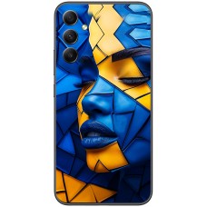 Чохол для Samsung Galaxy A15 MixCase патріотичні геометрія обличчя