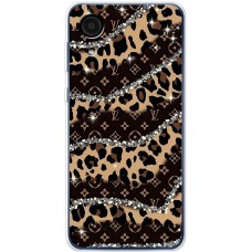 Чохол для Samsung Galaxy A03 Core (A032) MixCase Леопард Louis Vuitton