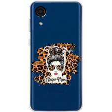 Чохол для Samsung Galaxy A03 Core (A032) MixCase Леопард super mom