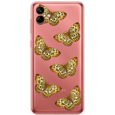 Чохол для Samsung Galaxy A04 (A045) MixCase Леопард метелика