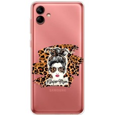 Чохол для Samsung Galaxy A04 (A045) MixCase Леопард super mom
