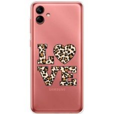 Чохол для Samsung Galaxy A04 (A045) MixCase Леопард love