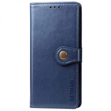 Шкіряний чохол книжка GETMAN Gallant (PU) для Xiaomi Redmi 13C / Poco C65 (Синій)