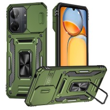 Ударостійкий чохол Camshield Army Ring для Xiaomi Redmi 13C / Poco C65 (Оливковий / A