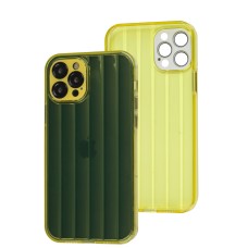 Чохол для iPhone 13 Pro Max Fibra Tide yellow