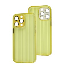 Чохол для iPhone 14 Pro Max Fibra Tide yellow