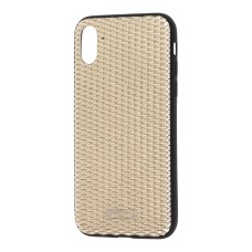 Чохол для iPhone Xs Max "Mokka 360" золотистий