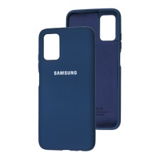 Чохол для Samsung Galaxy A03s (A037) Silicone Full синій
