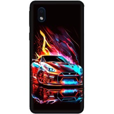 Чохол для Samsung Galaxy A01 Core (A013) MixCase машини червона в полум'ї