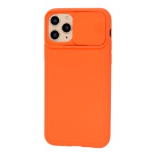 Чохол для iPhone 11 Pro Max Multi-Colored camera protect помаранчевий