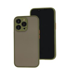 Чохол для iPhone 13 Pro LikGus Totu camera protect зелений