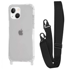 Чохол WAVE Clear Case with Strap iPhone 13 / 14 black