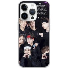Чохол для iPhone 15 Pro MixCase BTS текст пісні