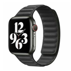 Ремінець для Apple Watch 38/40mm Leather Link чорний