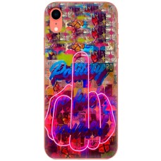 Чохол для iPhone Xr MixCase графіті pink hand