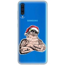 Чохол для Samsung Galaxy A50 / A50s / A30s Новий рік Санта Клаус за Україну
