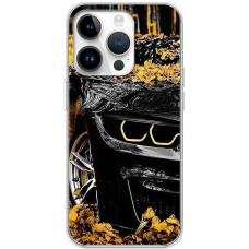 Чохол для iPhone 15 Pro MixCase асорті авто в жовтому листі