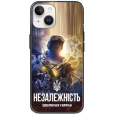 Чохол для iPhone 15 MixCase патріотичні Незалежність у боротьбі