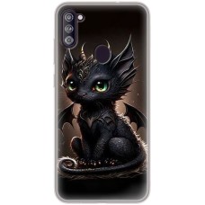 Чохол для Samsung Galaxy A11 / M11 MixCase асорті чорний дракоша